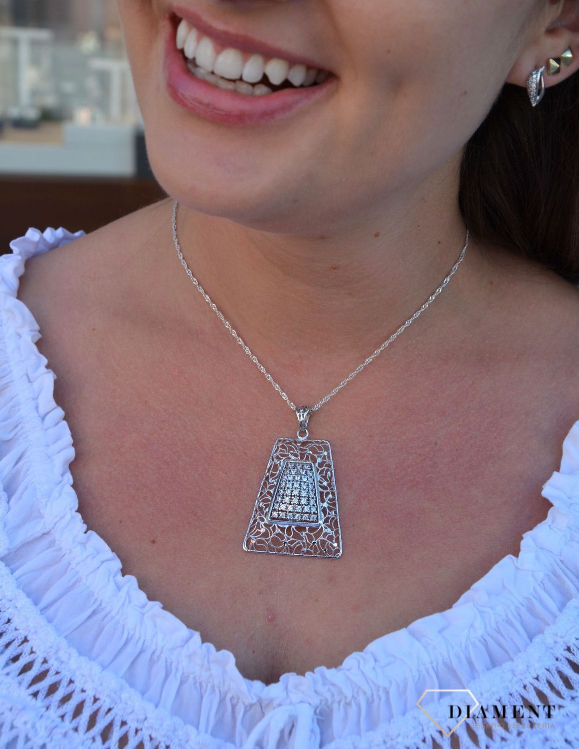 Srebrna duża zawieszka z ozdobnym wzorem DIA-ZAW-3262-925.jpg