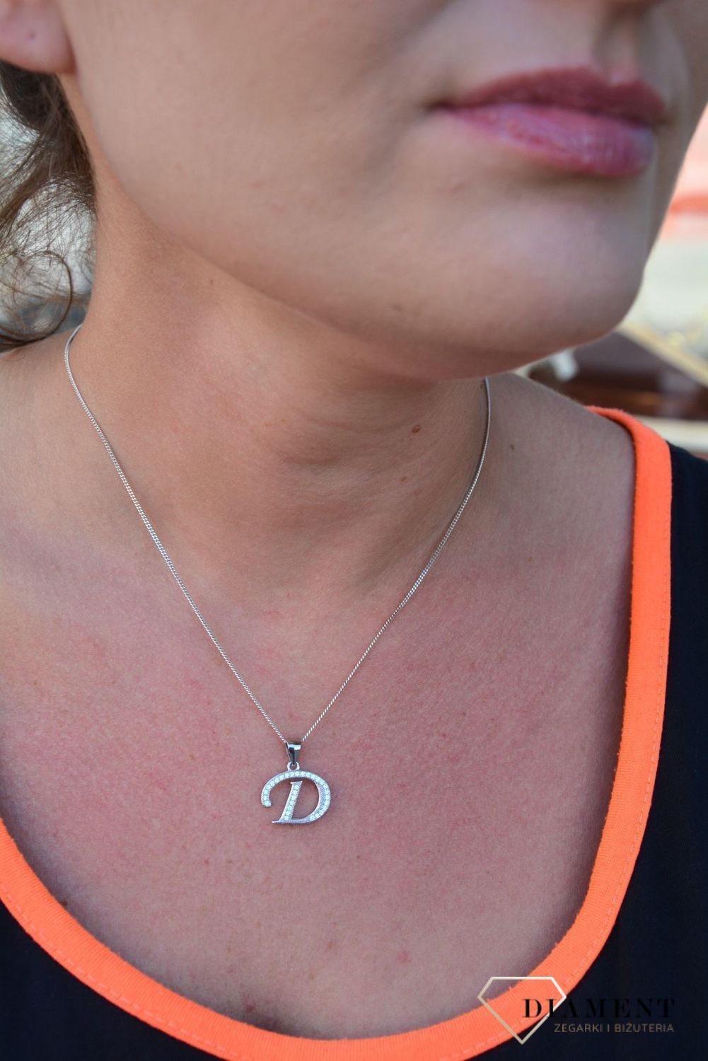 Srebrna zawieszka Literka D z cyrkoniami DIA-ZAW-3530D-925.jpg