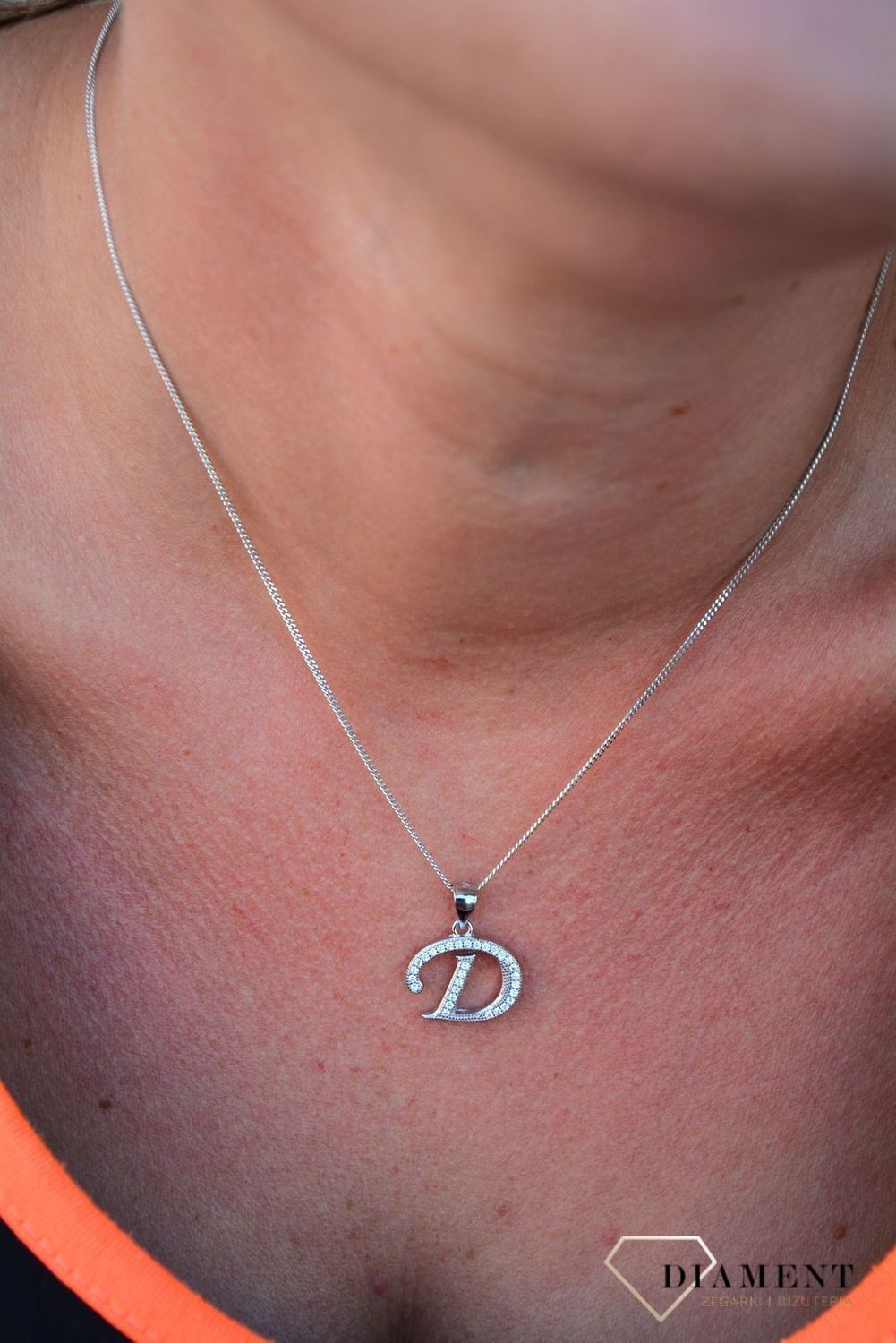 Srebrna zawieszka Literka D z cyrkoniami DIA-ZAW-3530D-925.jpg