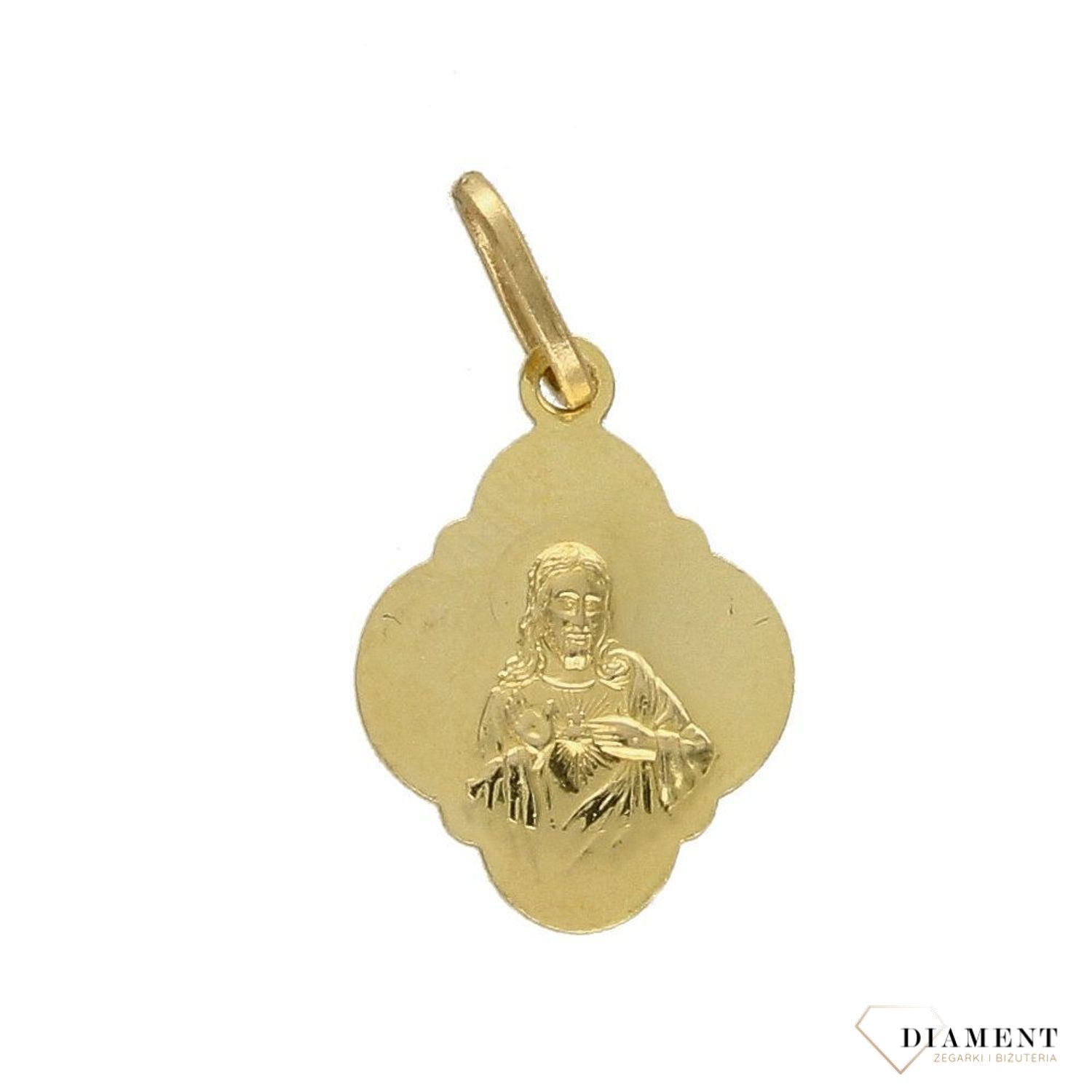 Złota zawieszka 333 medalik dwustronny Szkaplerz DIA-ZAW-3660-333 (1).jpg