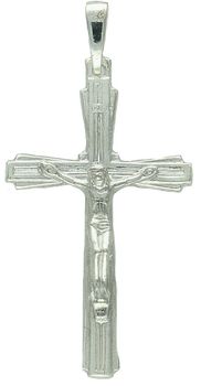 Srebrna zawieszka krzyż z wizerunkiem Jezusa DIA-ZAW-3695-925.jpg