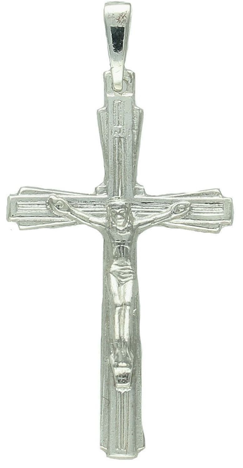 Srebrna zawieszka krzyż z wizerunkiem Jezusa DIA-ZAW-3695-925.jpg