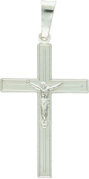 Srebrna zawieszka krzyż z wizerunkiem Jezusa DIA-ZAW-3704-925.jpg