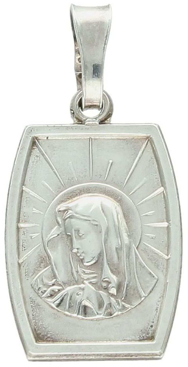 Zawieszka medalik srebrny próba 925, Matka Boska DIA-ZAW-3730-925 Elegancka zawieszka medalik z wizerunkiem Matki Boskiej to doskonała propozycja dla osób szukających subtelnej biżuterii 1.jpg
