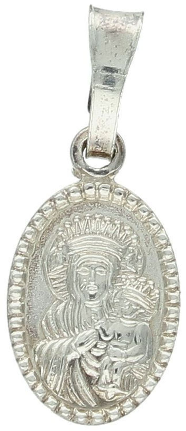 Zawieszka medalik srebrny Matka Boska z dzieciątkiem próba 925, DIA-ZAW-3733-925 Delikatna i subtelna zawieszka z wizerunkiem Matki Boskiej z Dzieciątkiem to ponadczasowy symbol opieki,1.jpg