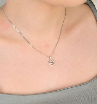 Zawieszka srebrna próba 925, drzewko szczęścia w kółeczku DIA-ZAW-37825-925 Ta elegancka zawieszka srebrna została wykonana z wysokiej jakości srebra próby 925 (4).JPG
