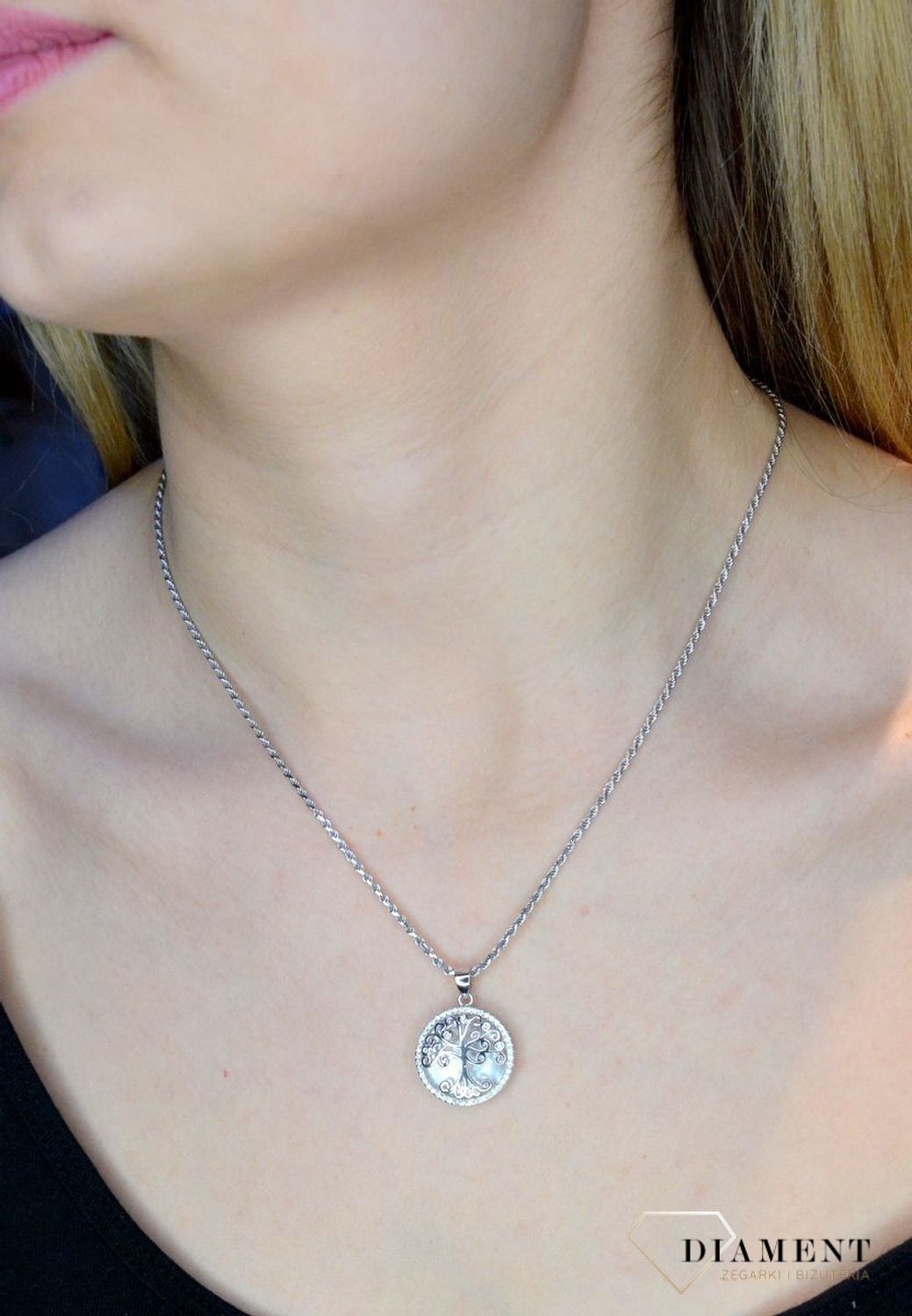 Srebrna zawieszka drzewko życia z masą perłową DIA-ZAW-37838-925.jpg