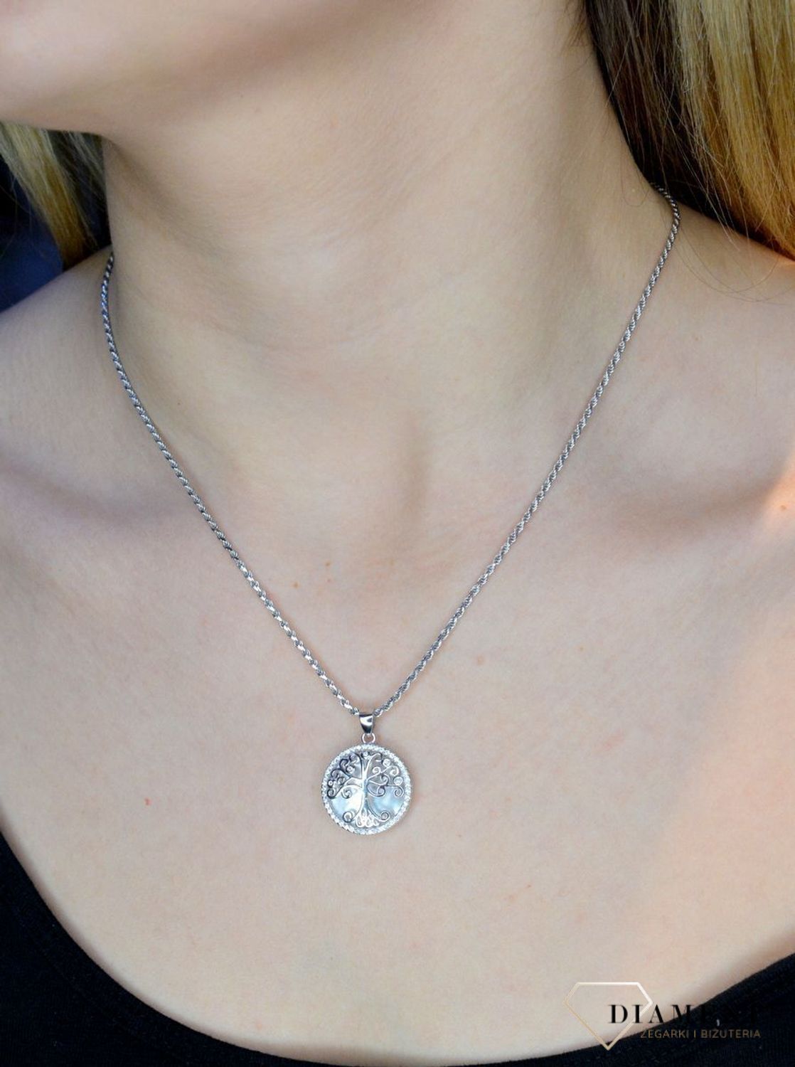 Srebrna zawieszka drzewko życia z masą perłową DIA-ZAW-37838-925.jpg