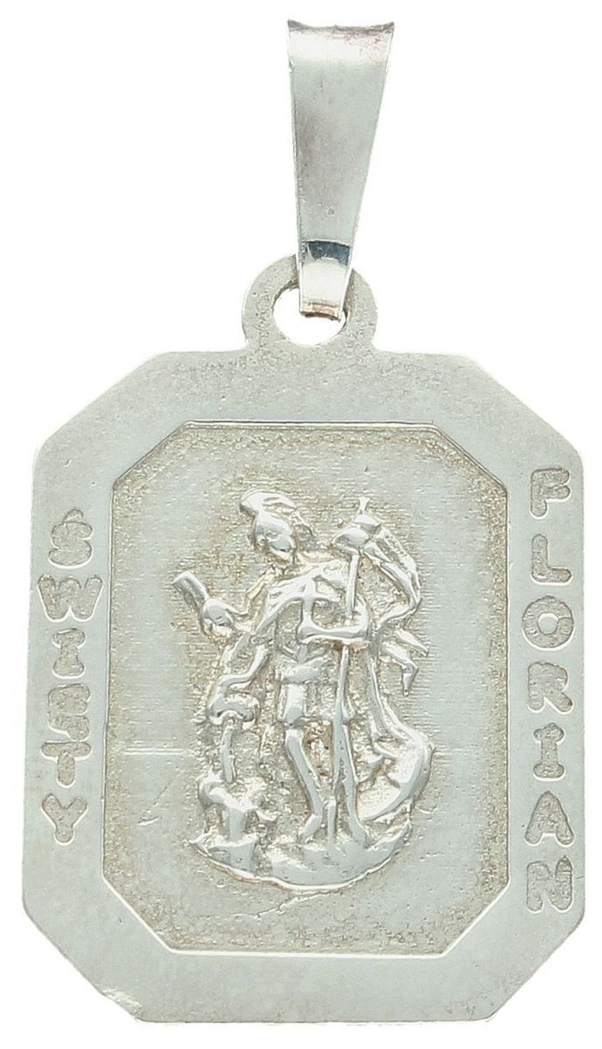 Zawieszka srebrna próba 925, Święty Florian DIA-ZAW-3834-925 Srebrna zawieszka z wizerunkiem Świętego Floriana to wyjątkowy symbol ochrony, szczególnie ceniony przez strażaków 1.jpg