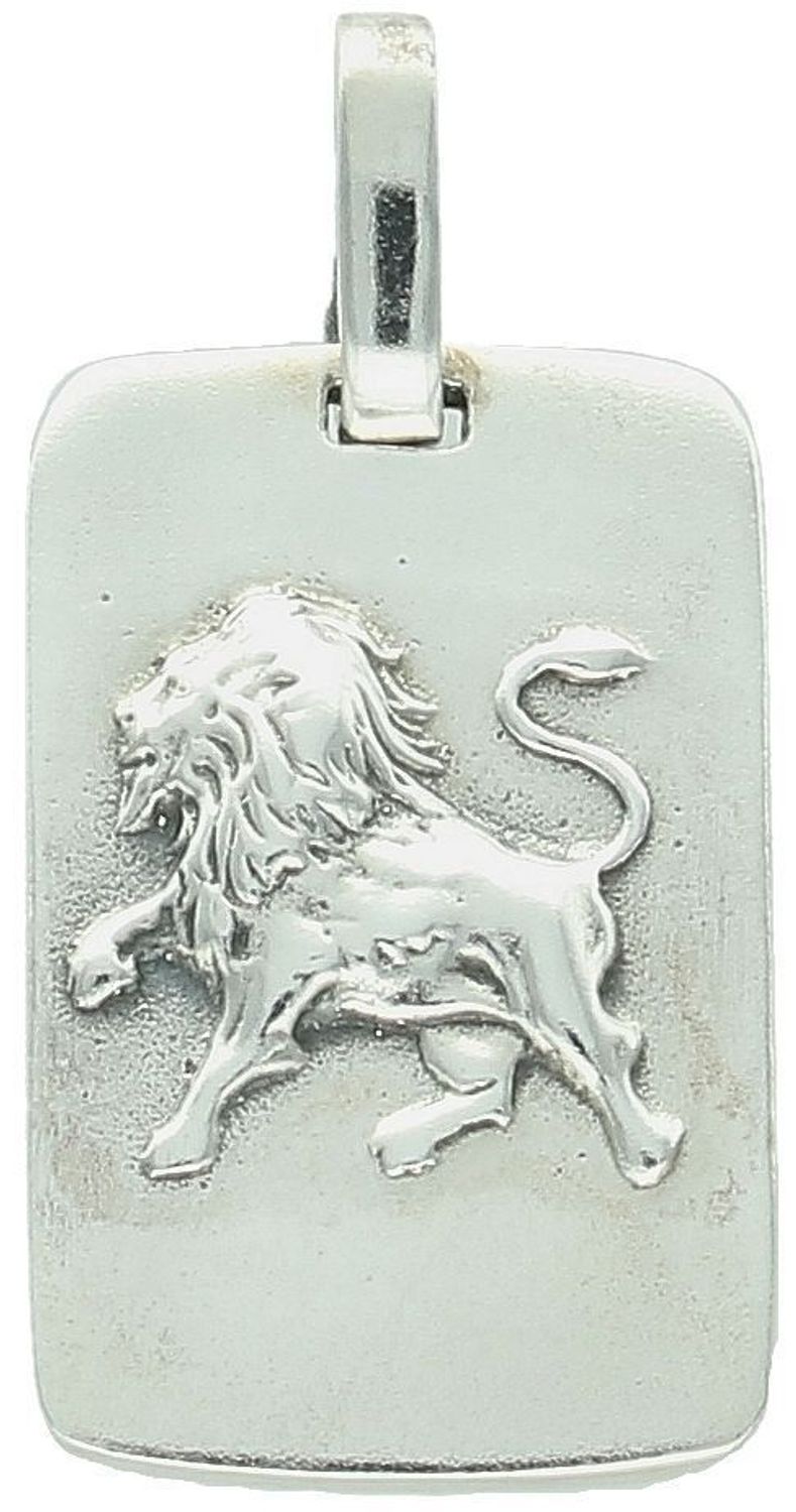 Prostokątny medalik znak zodiaku Lew – DIA-ZAW-3979-LEW-925, srebro 925  5,85 g, 3 cm.jpg