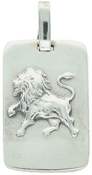 Prostokątny medalik znak zodiaku Lew – DIA-ZAW-3979-LEW-925, srebro 925  5,85 g, 3 cm.jpg