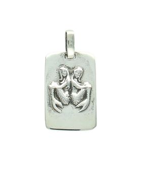 Srebrna zawieszka Bliźnięta 925 – znak zodiaku Ag.jpg