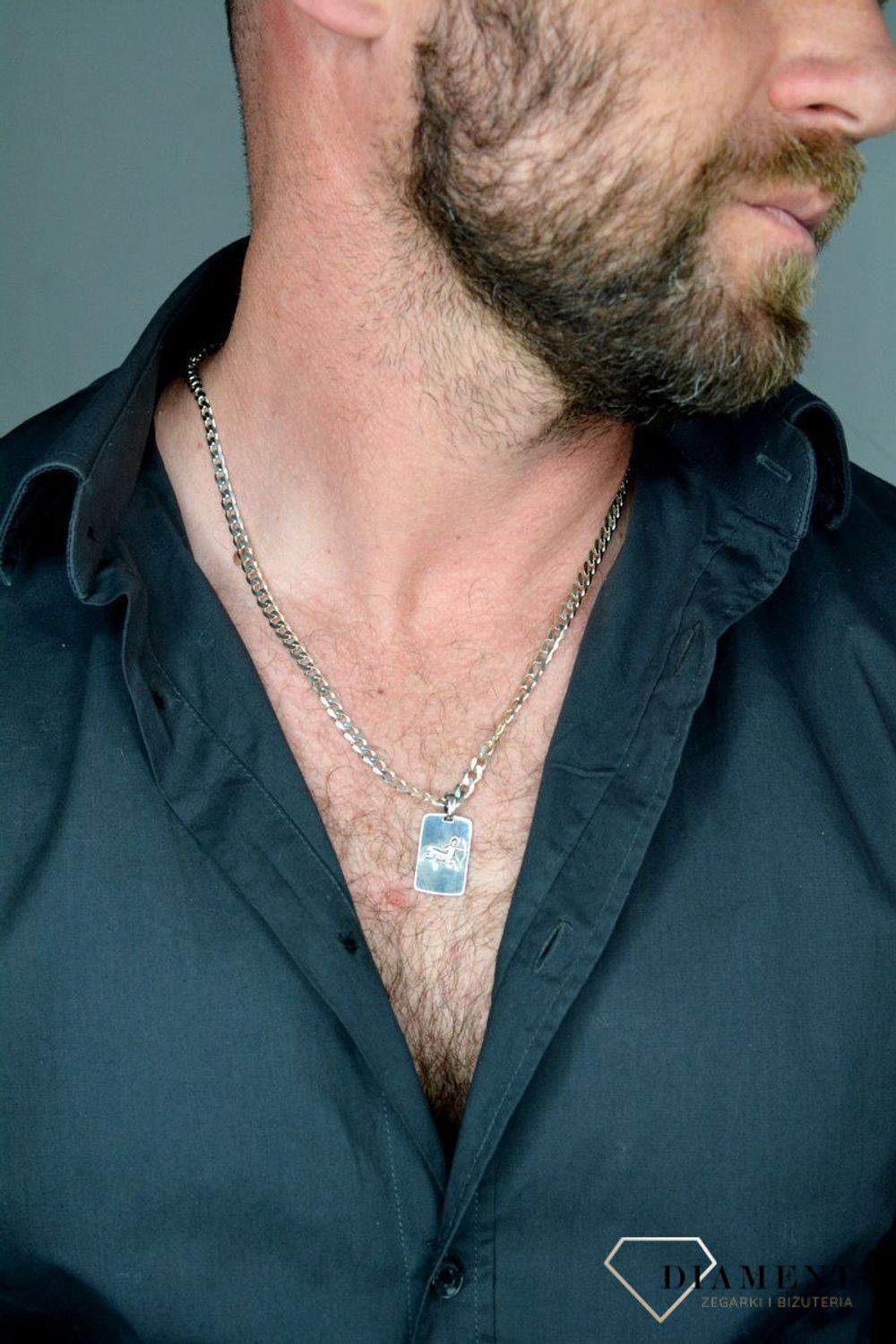 Zawieszka srebrna znak zodiaku prosta blaszka Strzelec DIA-ZAW-3983-925.jpg