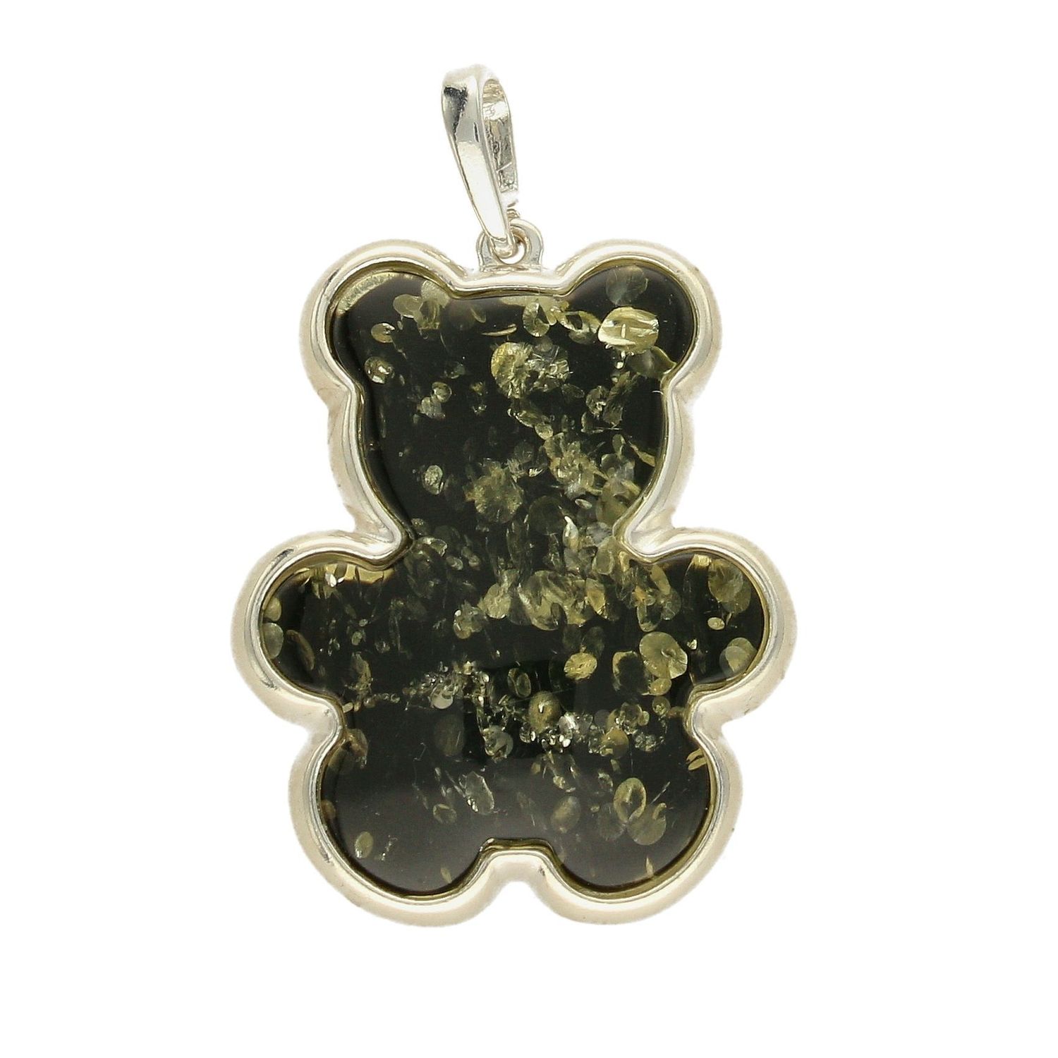 Srebrna zawieszka 925 'Bursztynowy miś' DIA-ZAW-4530-925.jpg