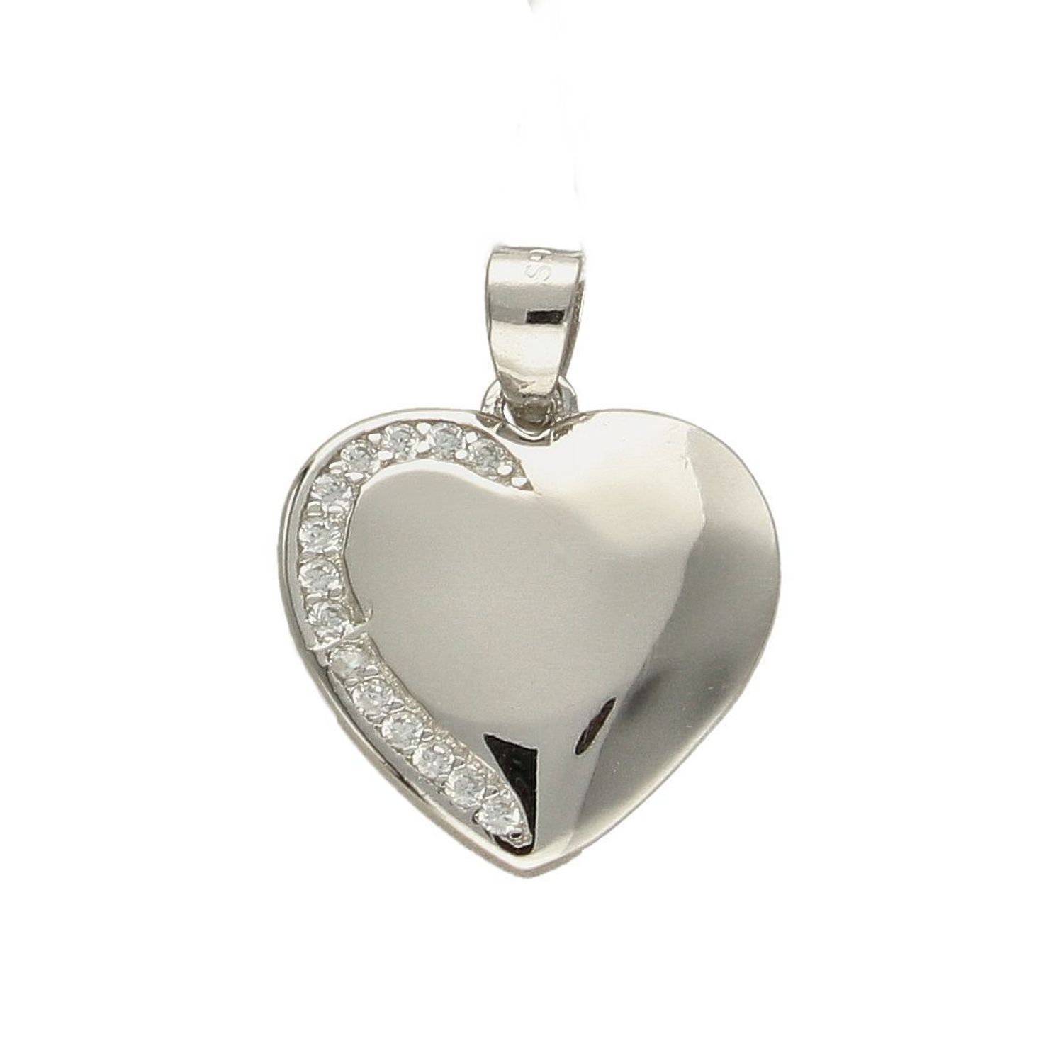 Srebrna zawieszka serce z cyrkoniami 925 DIA-ZAW-4601-925.jpg