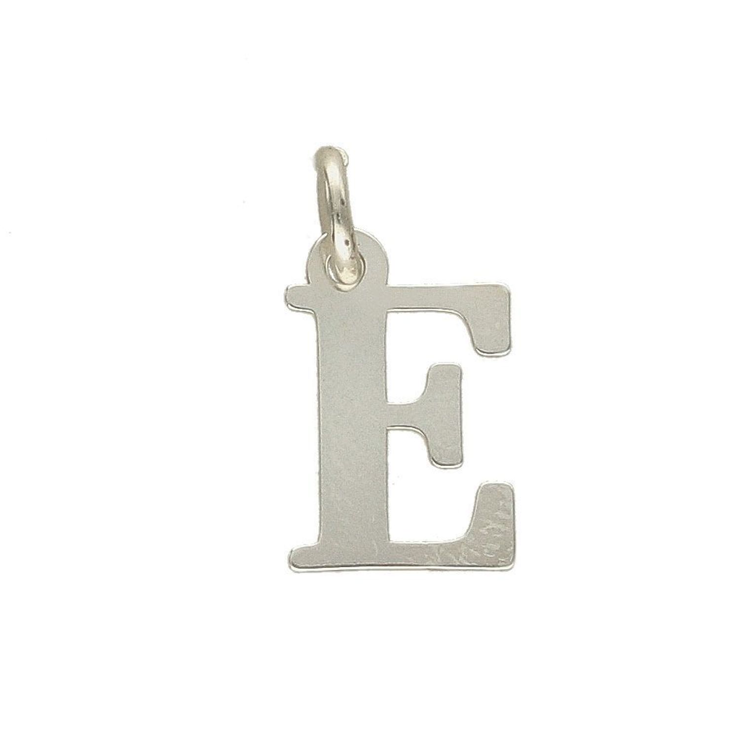 Srebrna zawieszka literka E 1 cm, 925 DIA-ZAW-4611E-925.jpg