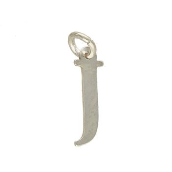 Srebrna zawieszka literka J 1 cm, 925 DIA-ZAW-4611J-925.jpg