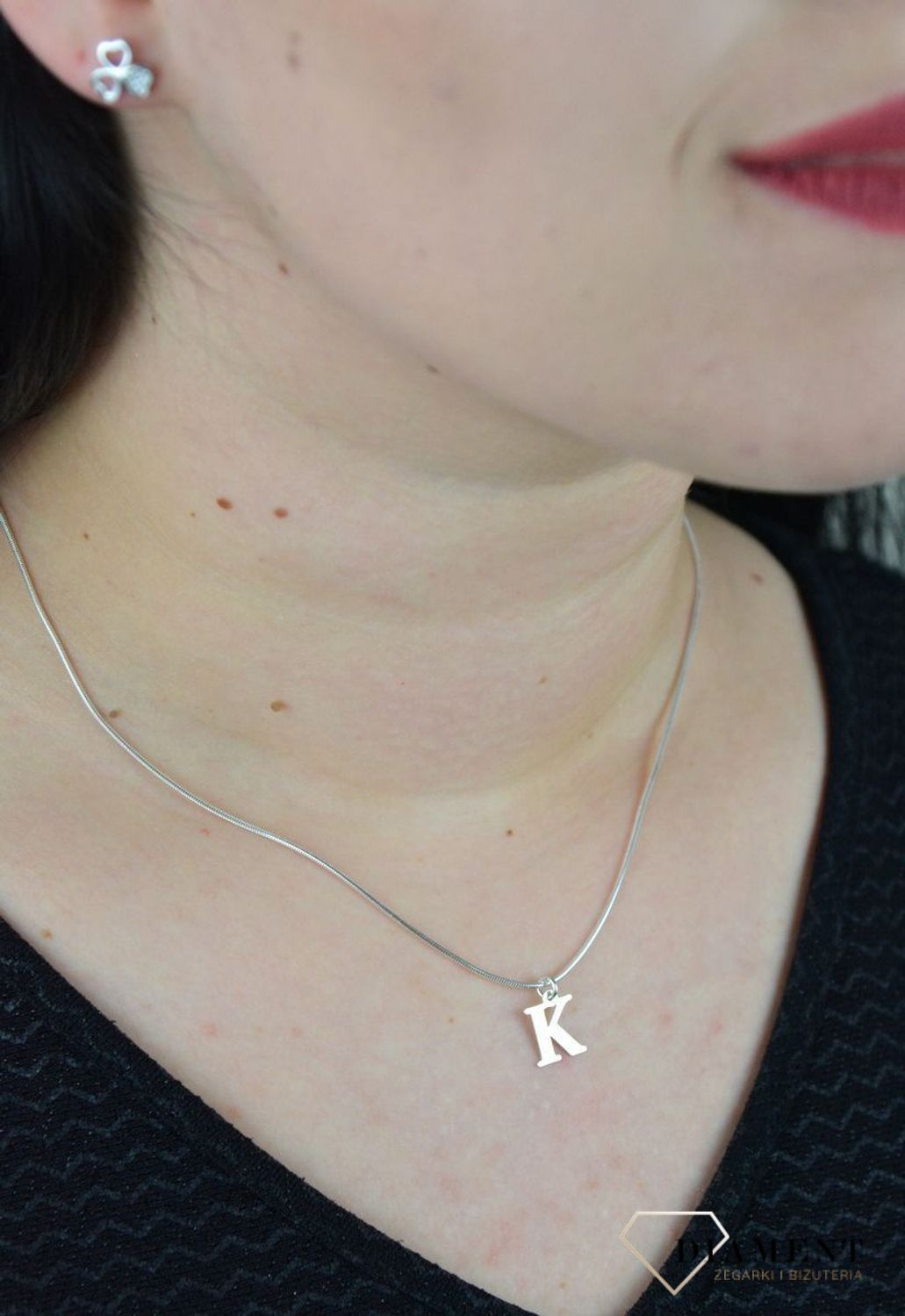Srebrna zawieszka literka K 1 cm DIA-ZAW-4611K-925.jpg