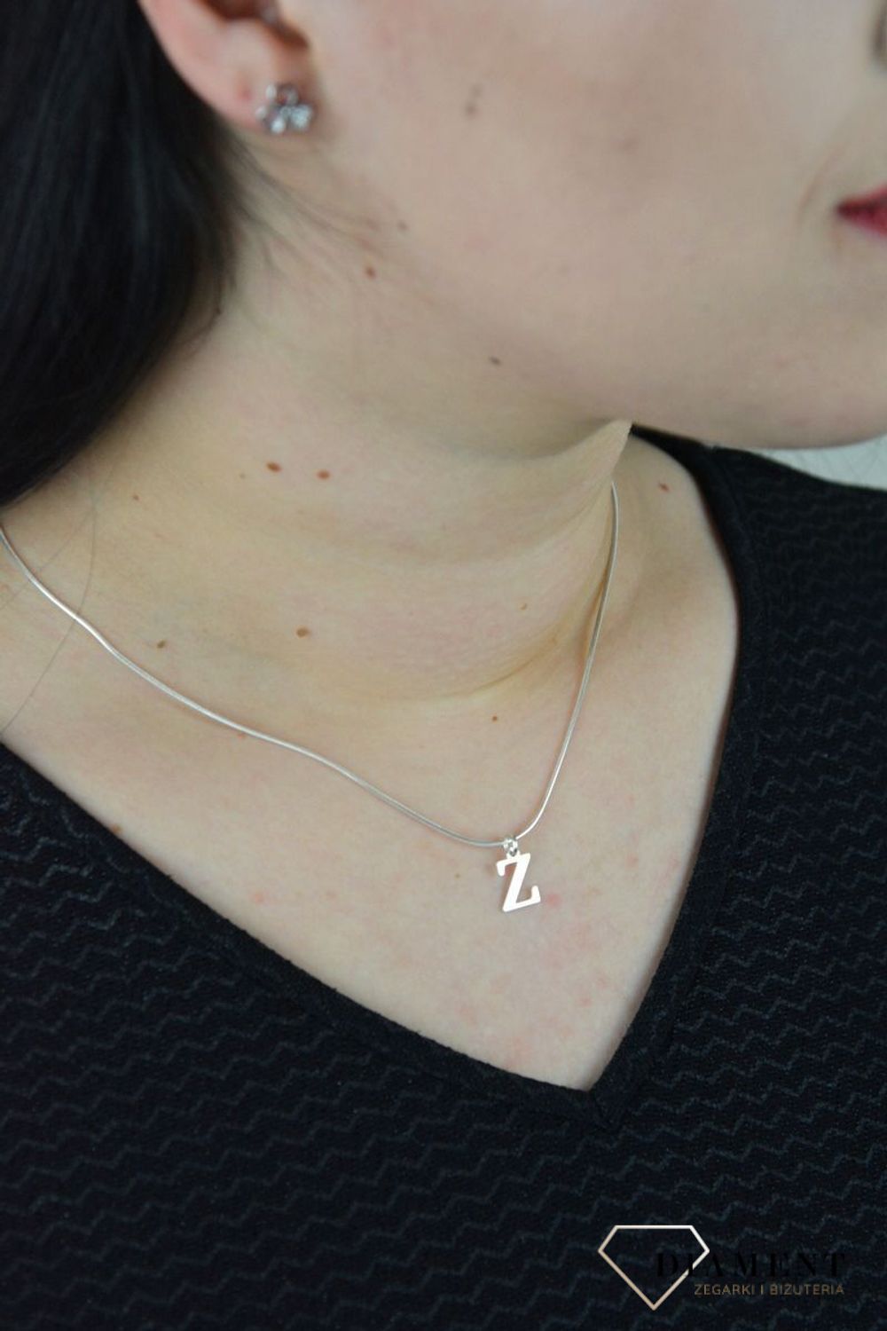 Srebrna zawieszka literka Z 1cm, 925 DIA-ZAW-4611Z-925.jpg