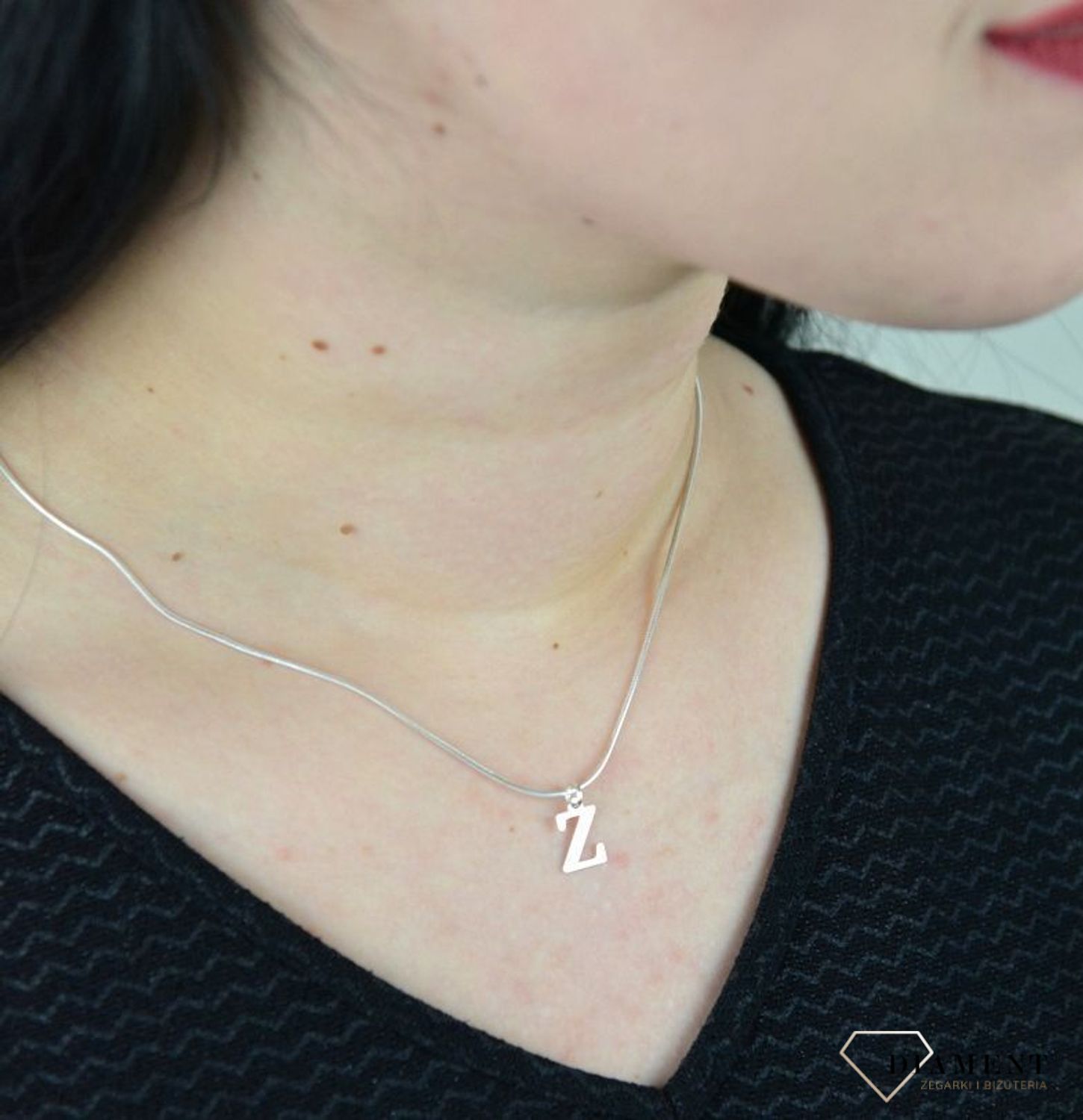 Srebrna zawieszka literka Z 1cm, 925 DIA-ZAW-4611Z-925.jpg