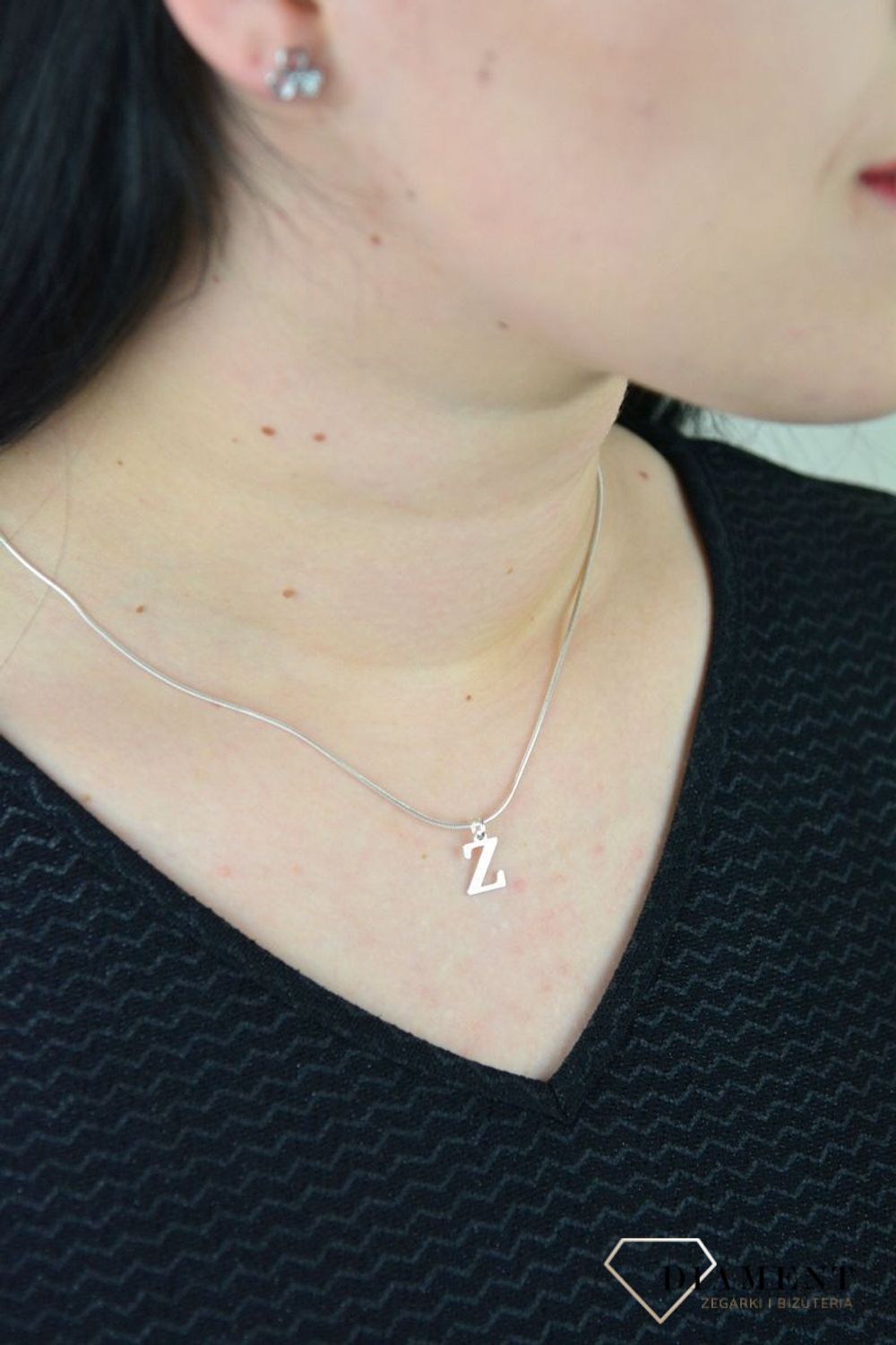 Srebrna zawieszka literka Z 1cm, 925 DIA-ZAW-4611Z-925.jpg