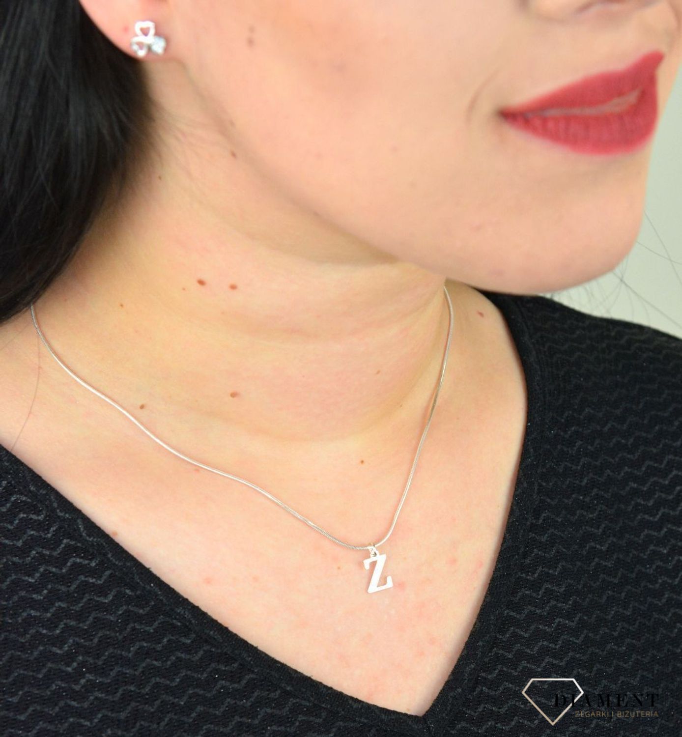 Srebrna zawieszka literka Z 1cm, 925 DIA-ZAW-4611Z-925.jpg