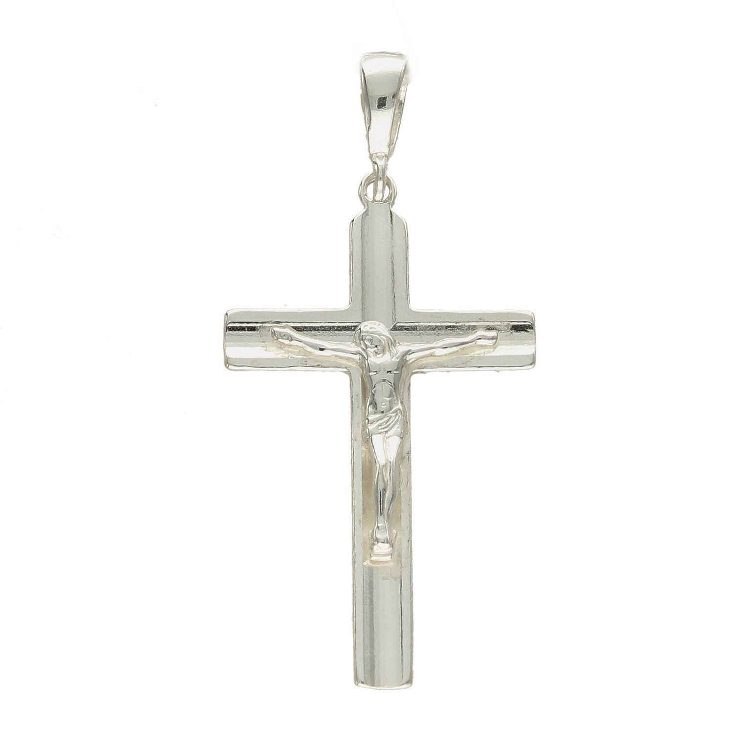 Srebrna zawieszka 925 krzyżyk z Jezusem DIA-ZAW-4619-925.jpg