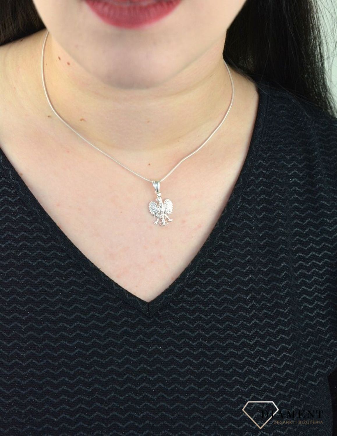 Srebrna zawieszka Orzełek DIA-ZAW-4622-925.jpg