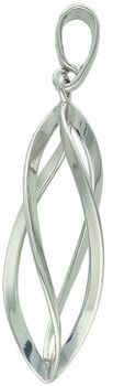 Elegancka srebrna zawieszka w kształcie skręconej łezki, wykonana z próby 925. Wymiary 5,5 cm x 1,6 cm, waga 4,40 g. Idealny dodatek do każdej stylizacji.1.jpg