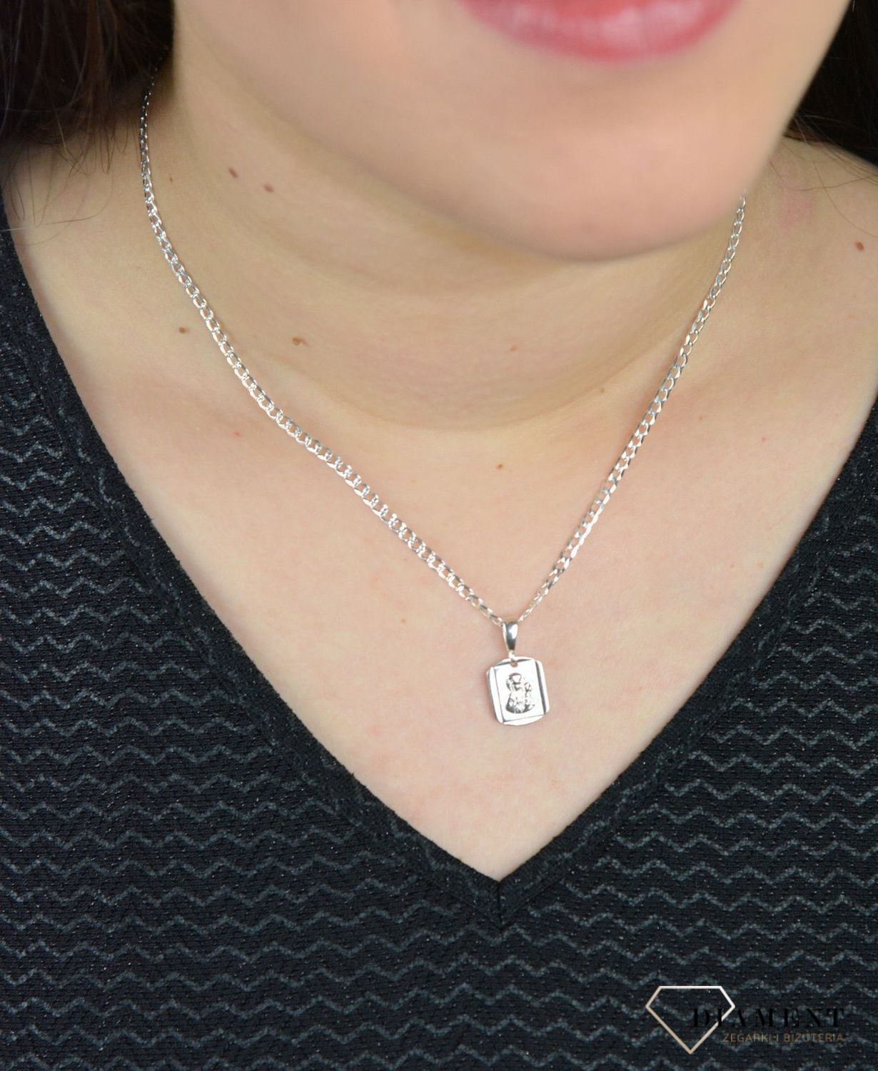 Zawieszka medalik srebrny 'Matka Boska z Dzieciątkiem' DIA-ZAW-4706-925.jpg