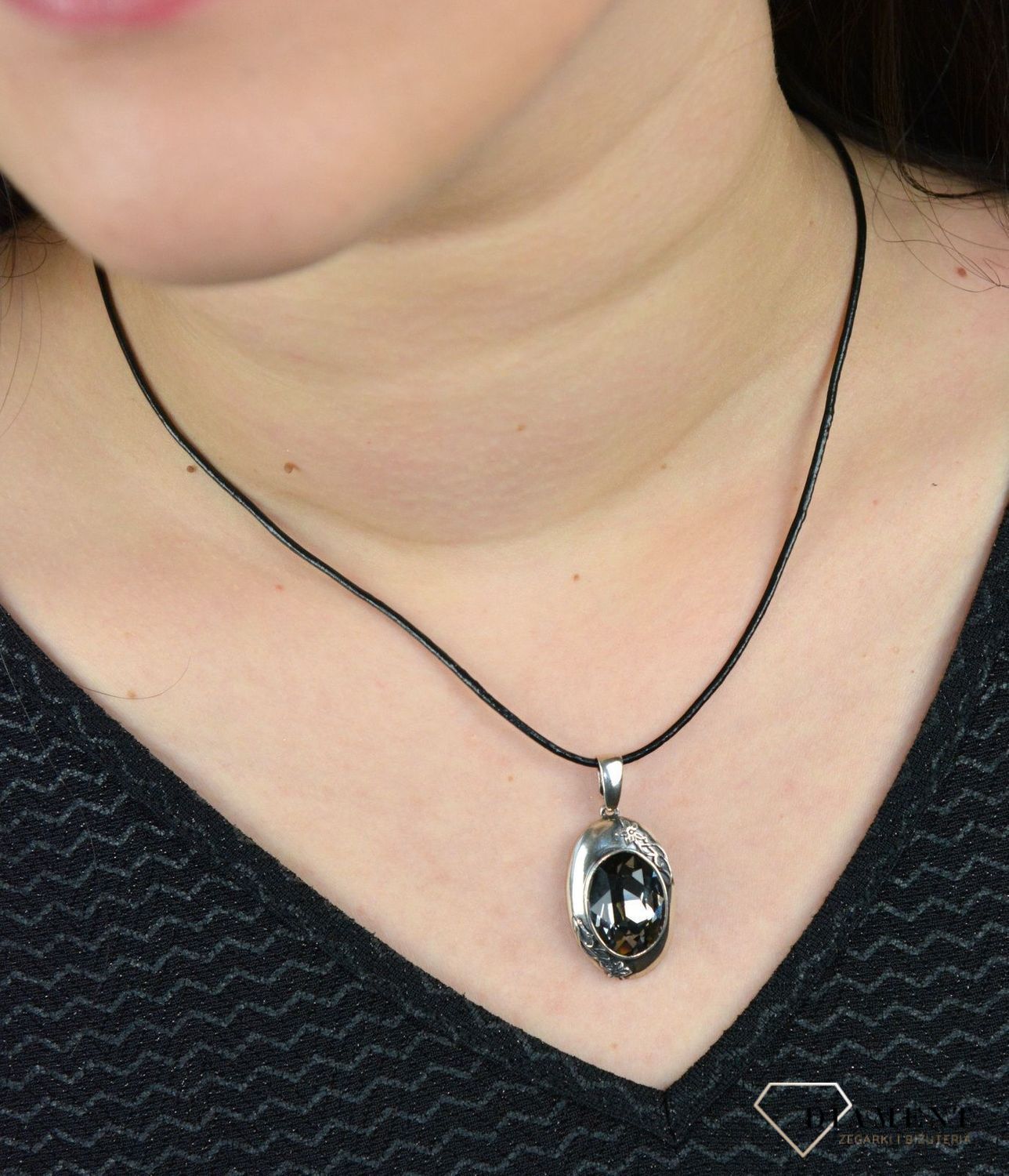 Zawieszka oksydowana  z cyrkonią DIA-ZAW-4836-925.jpg