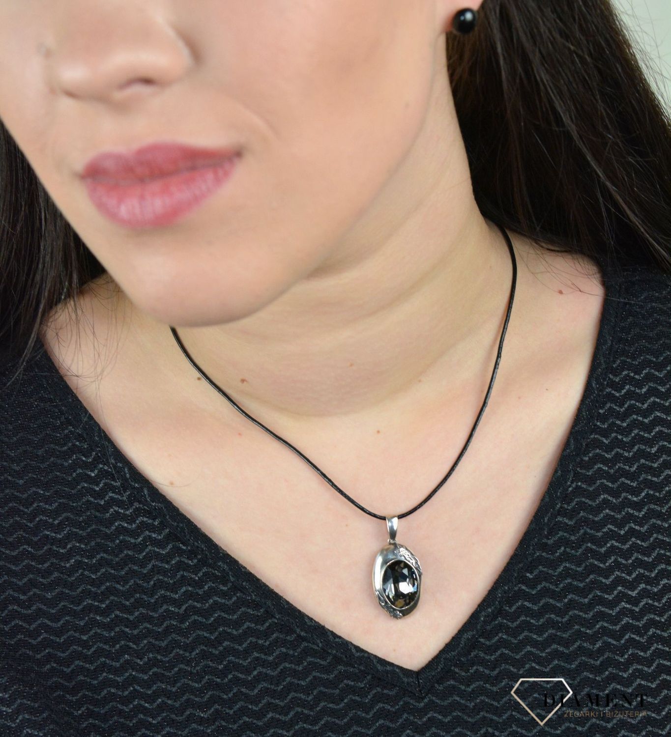 Zawieszka oksydowana  z cyrkonią DIA-ZAW-4836-925.jpg