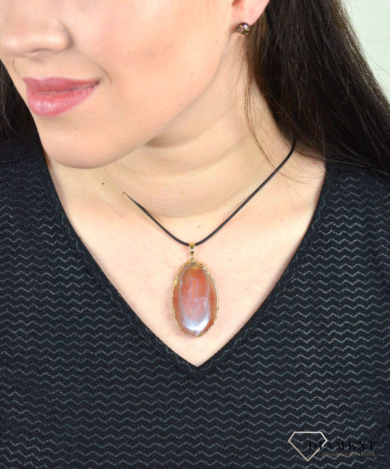 Nowoczesna zawieszka z naturalnym kamieniem agat DIA-ZAW-4845-925.jpg