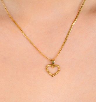 Złota zawieszka – serce z delikatnych kuleczek DIA-ZAW-5234-585✨ 🎁 Idealny prezent dla ukochanej kobiety, aby okazać jej swoje uczucia. 💛symbol miłości i elegancji, który wyrazi najpiękniejsze uczucia 💕 (1).JPG