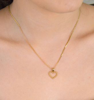Złota zawieszka – serce z delikatnych kuleczek DIA-ZAW-5234-585✨ 🎁 Idealny prezent dla ukochanej kobiety, aby okazać jej swoje uczucia. 💛symbol miłości i elegancji, który wyrazi najpiękniejsze uczucia 💕 (2).JPG