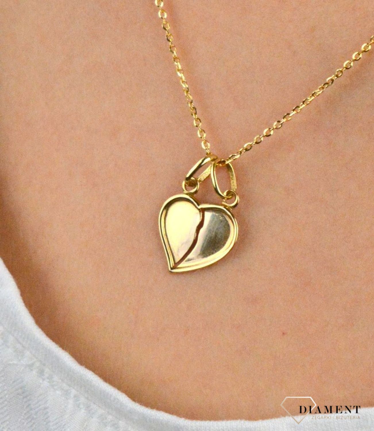 Zawieszka złota serce dwie połówki DIA-ZAW-5241-585.jpg
