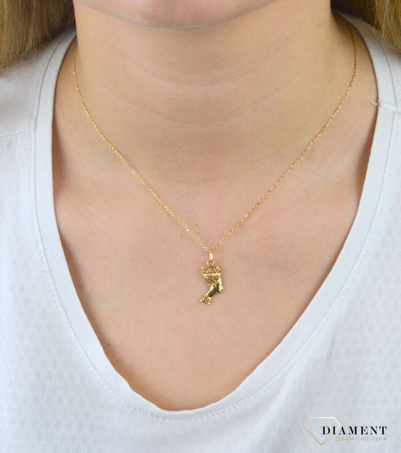 Złota zawieszka 585 głowa Faraona DIA-ZAW-5262-585.jpg