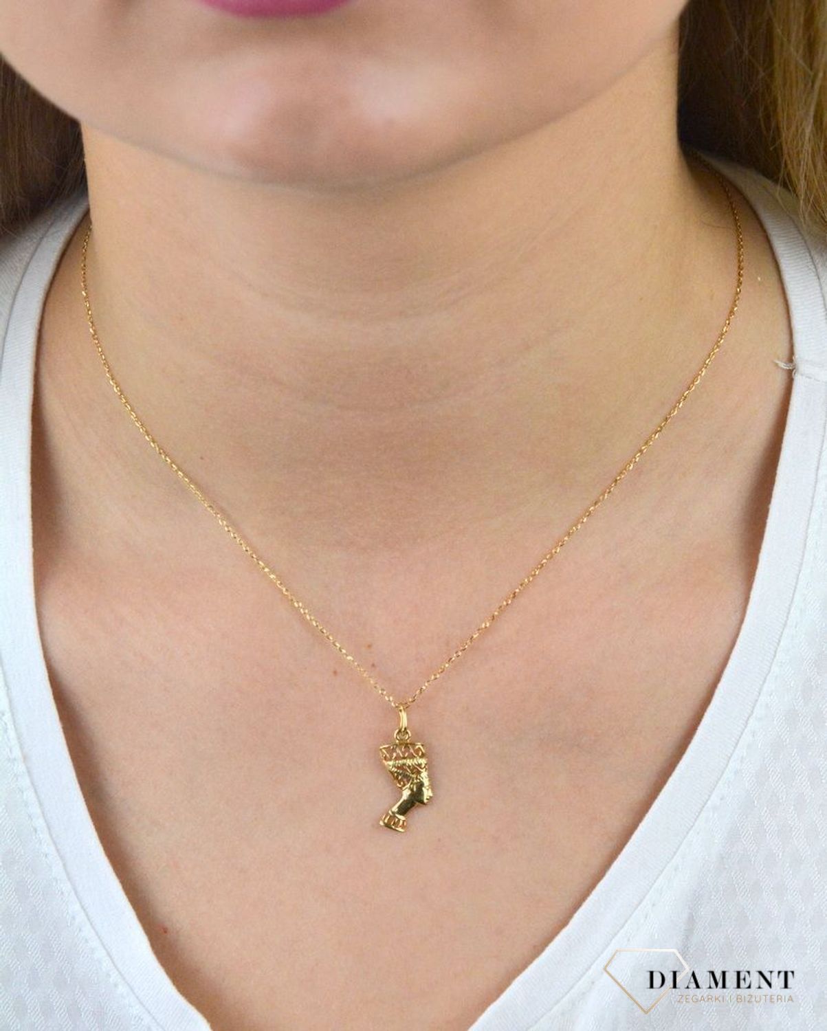 Złota zawieszka 585 głowa Faraona DIA-ZAW-5262-585.jpg