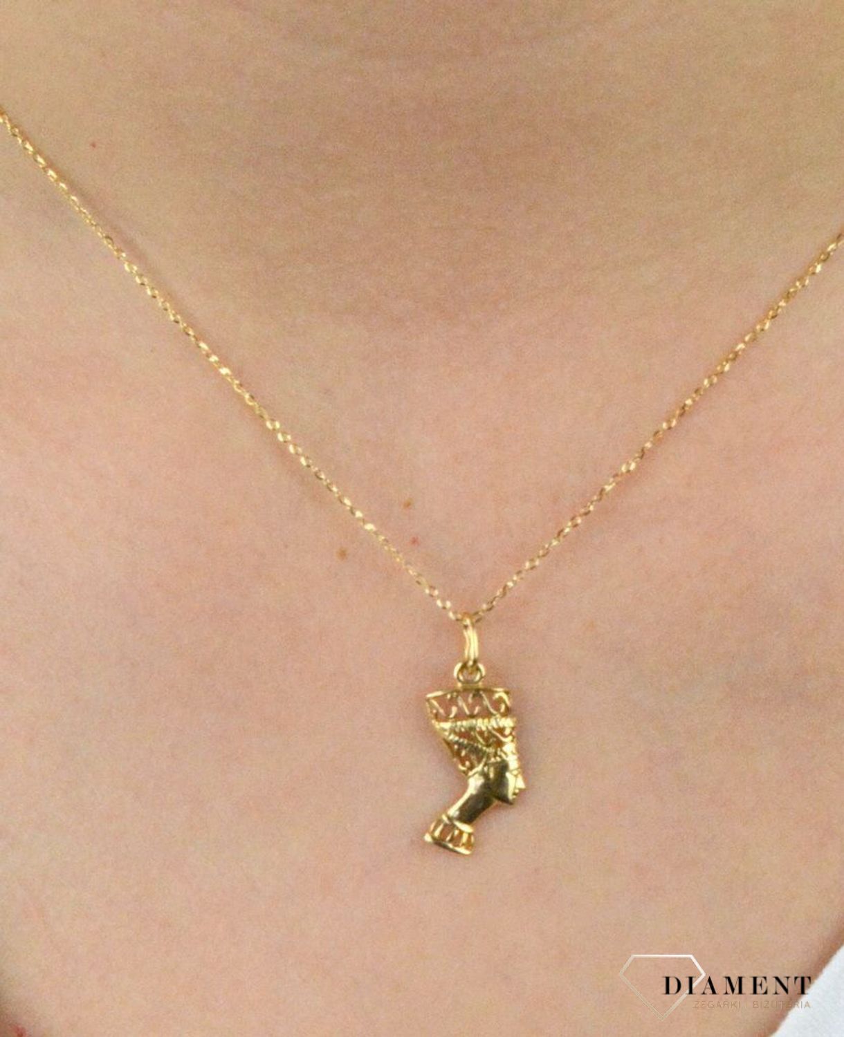 Złota zawieszka 585 głowa Faraona DIA-ZAW-5262-585.jpg