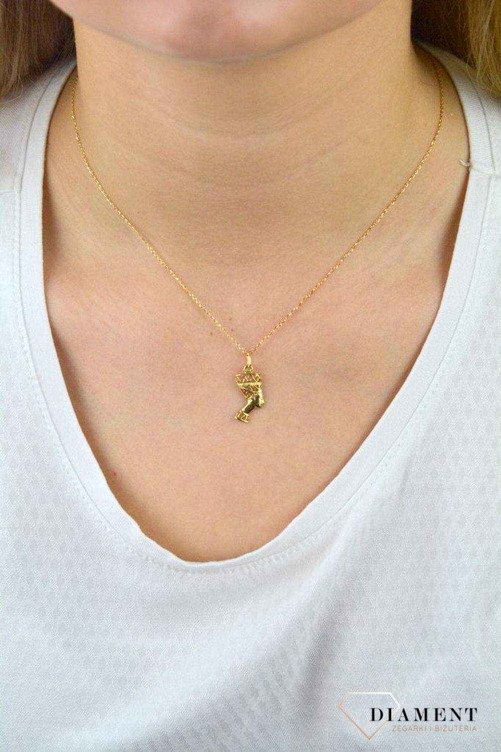 Złota zawieszka 585 głowa Faraona DIA-ZAW-5262-585.jpg