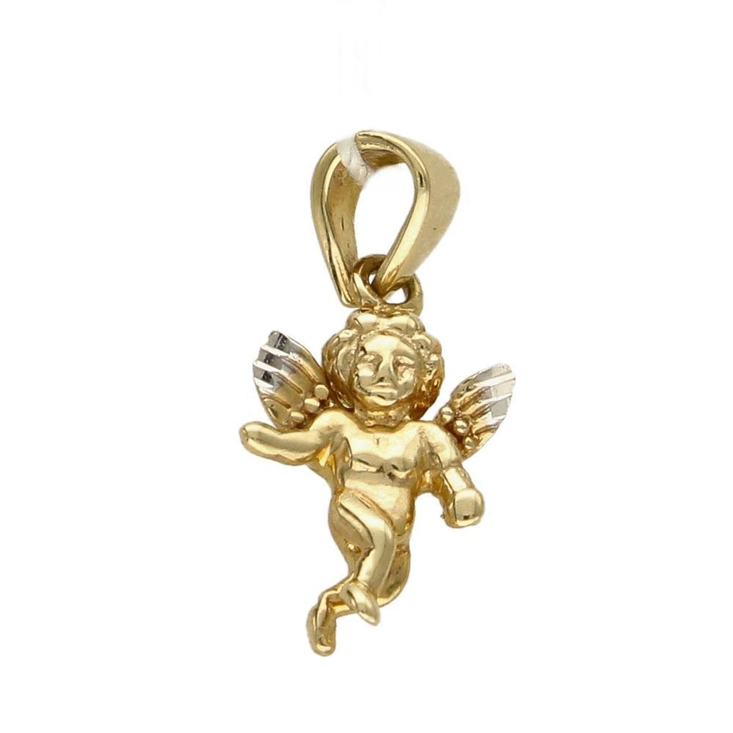 Złota zawieszka malutki Aniołek DIA-ZAW-5283-585.jpg