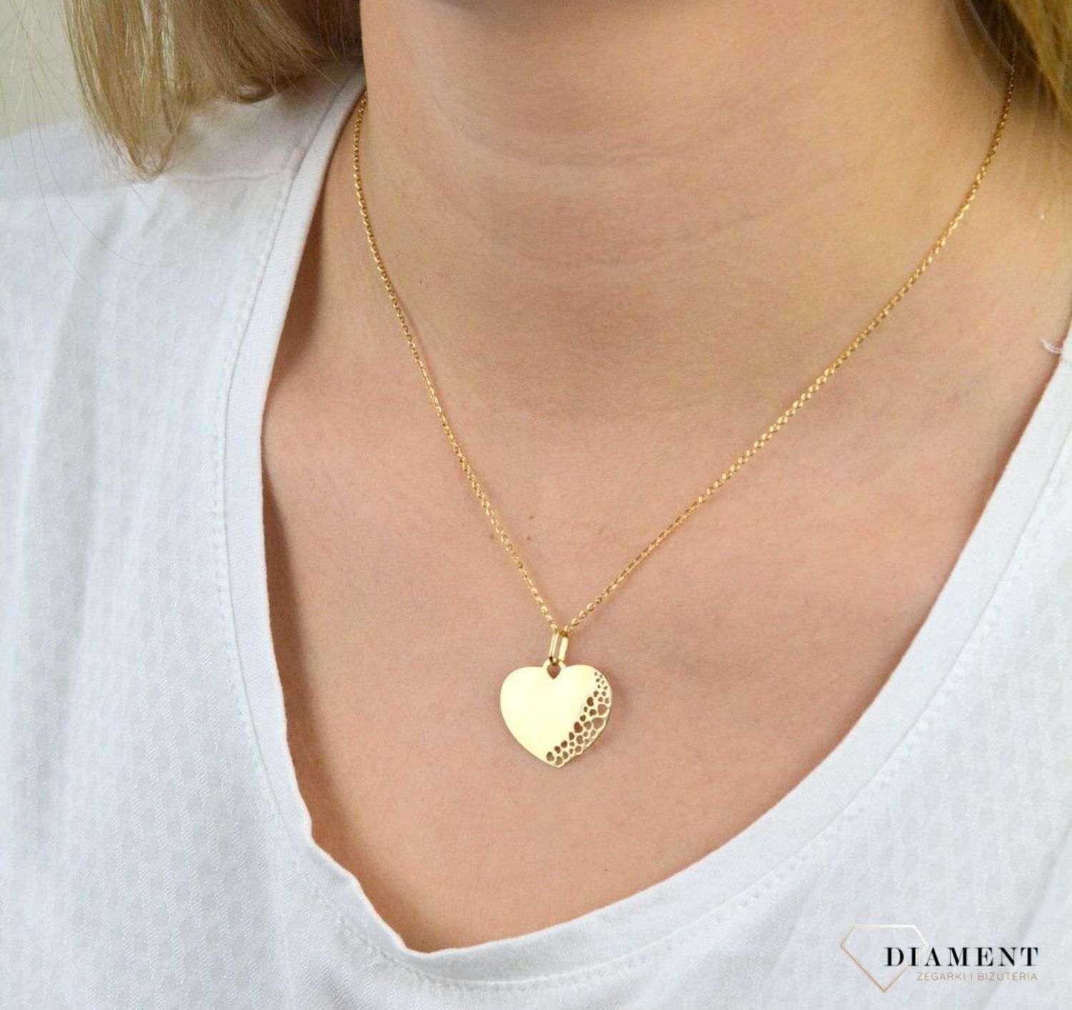 Złota zawieszka 585 serce z ażurem DIA-ZAW-5345-585.jpg