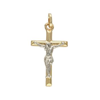 Duży złoty krzyż 585 z wizerunkiem białe złoto DIA-ZAW-5351-585.jpg