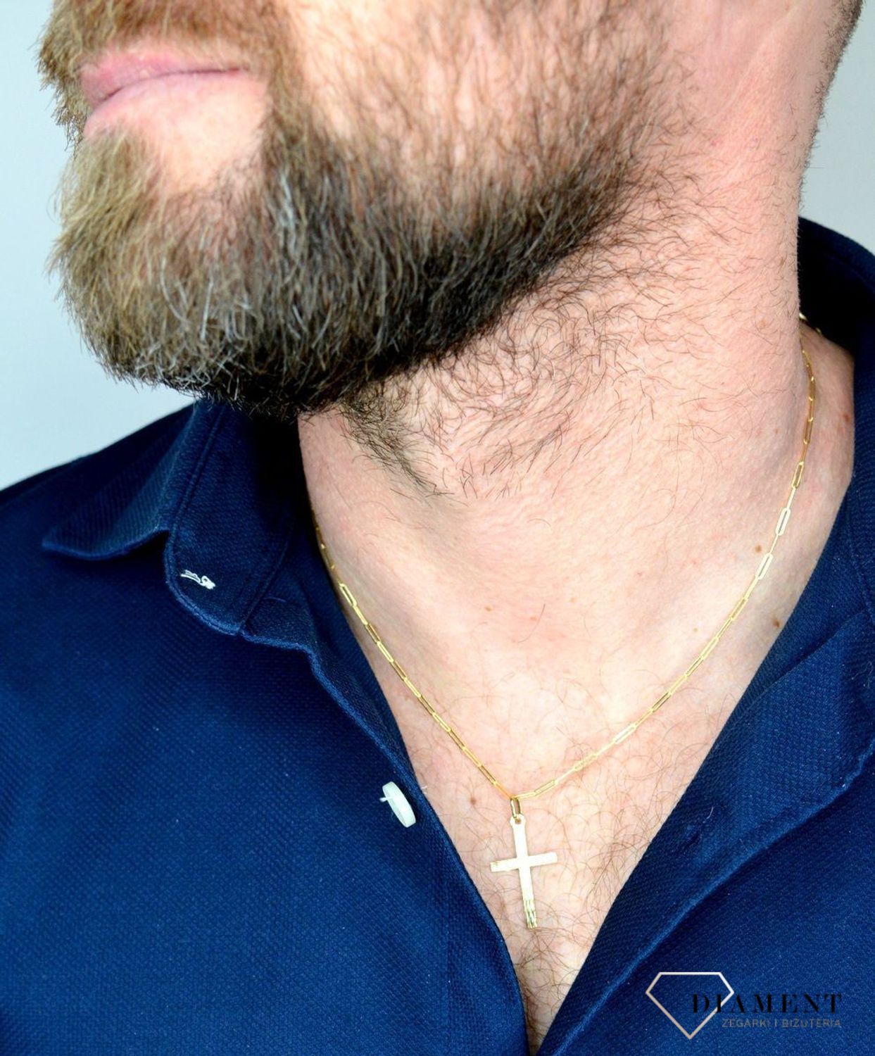 Zawieszka złoty krzyżyk 585 DIA-ZAW-5352-585.jpg