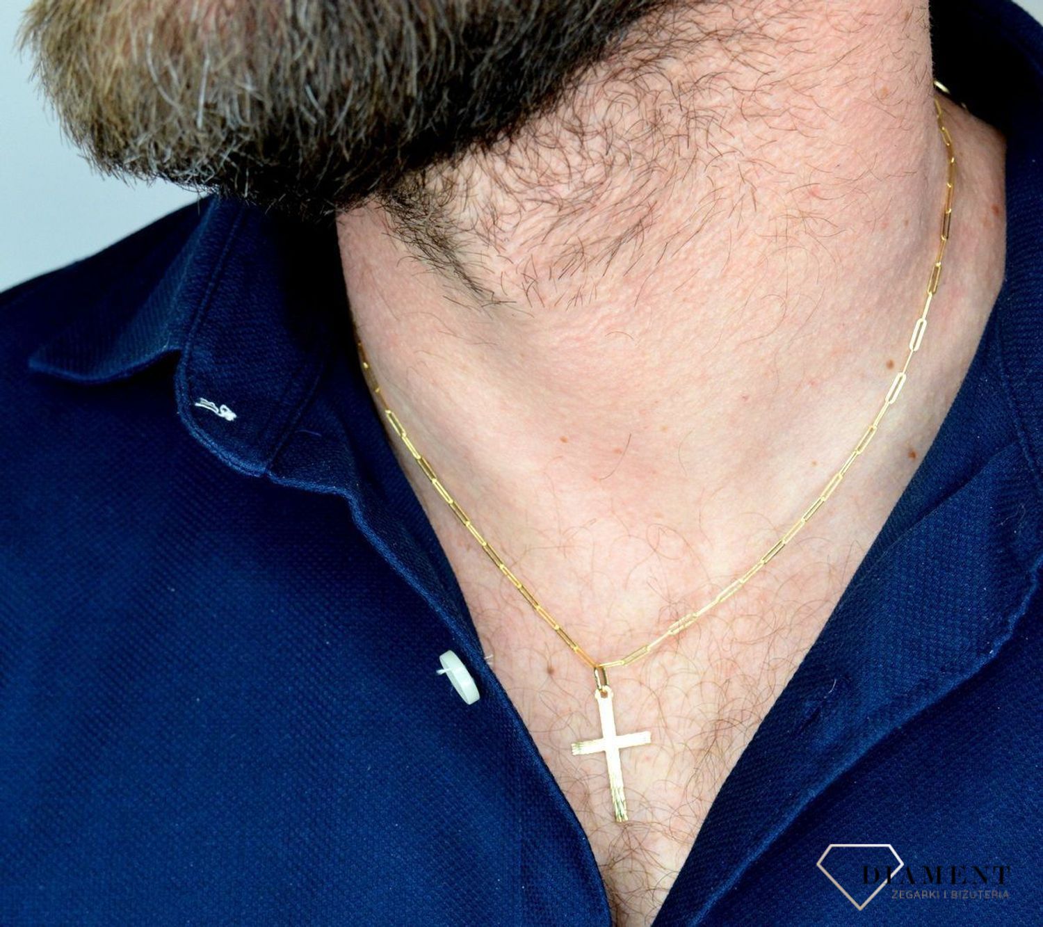 Zawieszka złoty krzyżyk 585 DIA-ZAW-5352-585.jpg