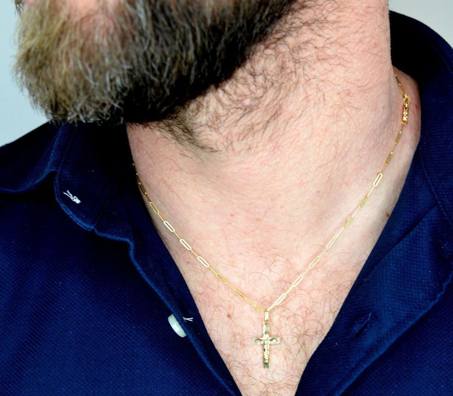 Duży złoty krzyż 585 z wizerunkiem  DIA-ZAW-5353-585.jpg