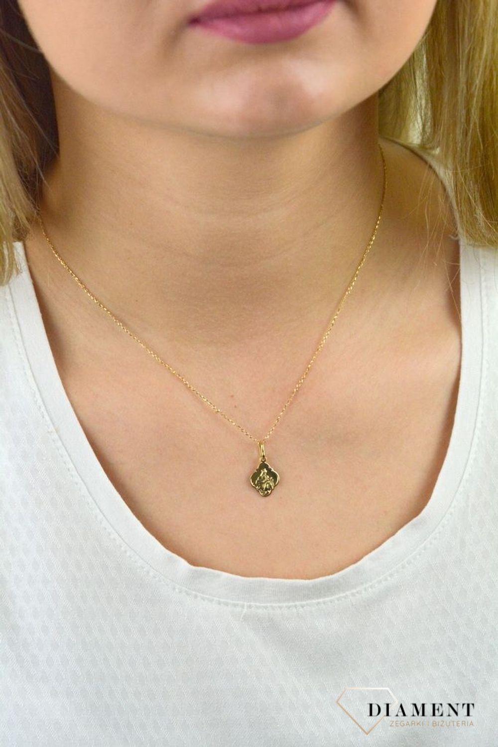 Złota zawieszka medalik szkaplerz  DIA-ZAW-5360-585 (1).jpg