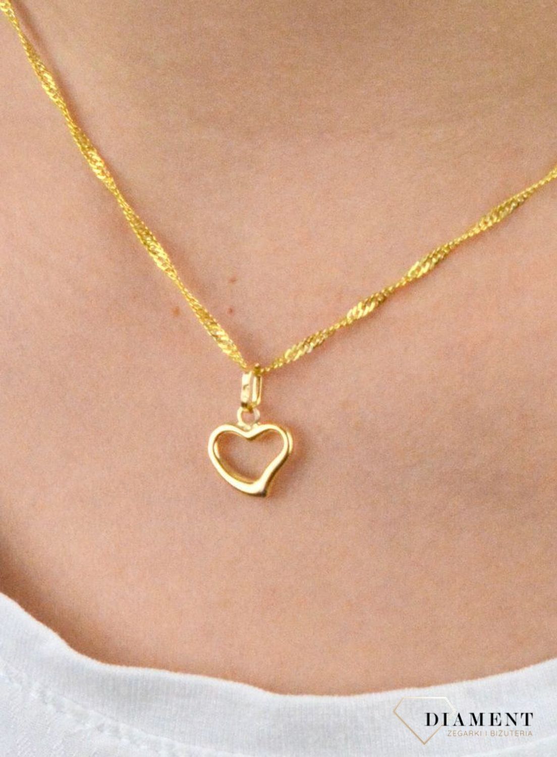 Złota zawieszka 585 serce DIA-ZAW-5361-585.jpg