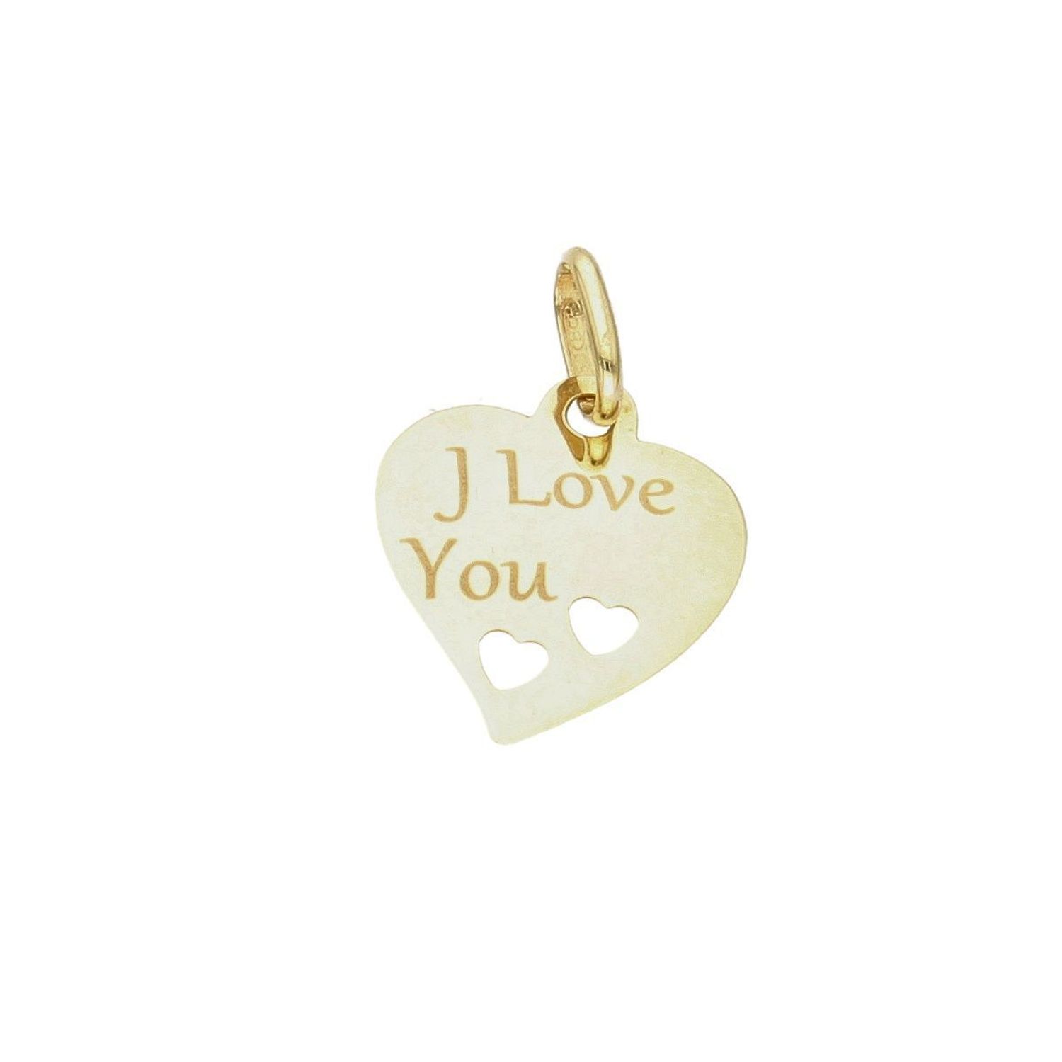 Zawieszka srebrna pozłacana serce I Love You DIA-ZAW-5392-585. Serce zawieszka serce. Serce pozłacane zawieszka. Serce z napisem I Love You. Zawieszka dla ukochanej. Zawieszka srebrna serce idealna na prezent..jpg