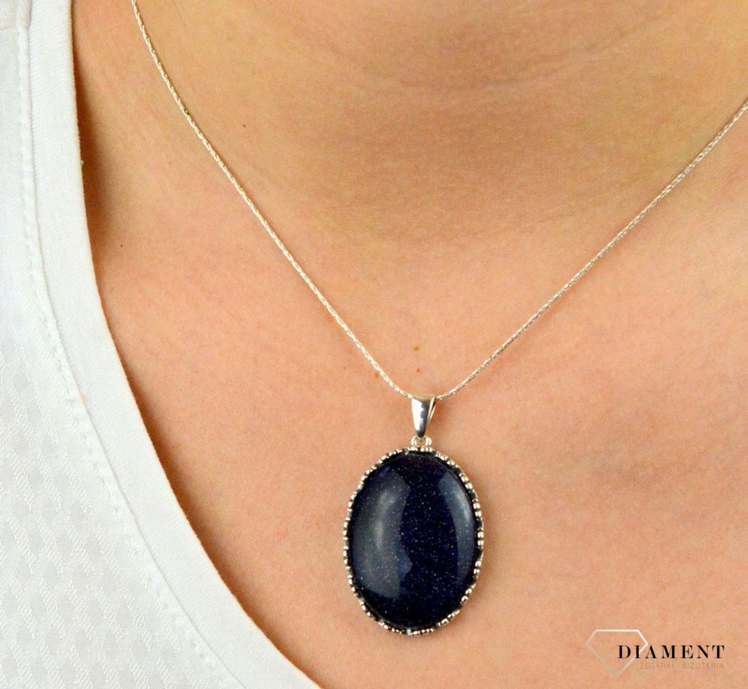 Srebrna zawieszka noc kairu DIA-ZAW-5492-925.jpg